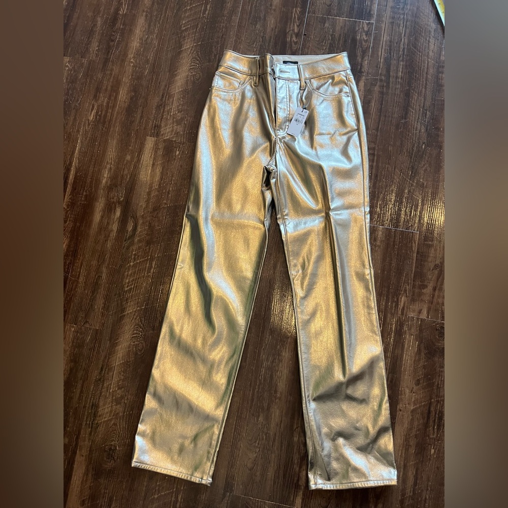 Express Gold Women Straight Leg Jeans 4